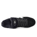 Adidas Campus Black White З ХУТРОМ