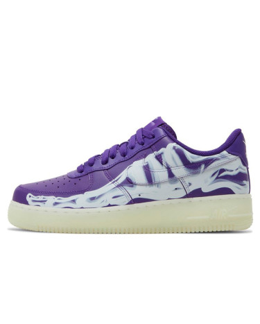 Nike Air Force 1 Low Purple Skeleton CU8067-500