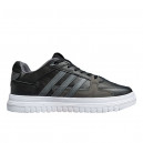 Leather Sneakers  Black White