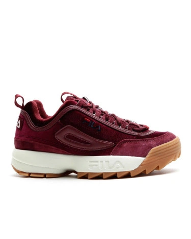Fila disruptor velvet burgundy online