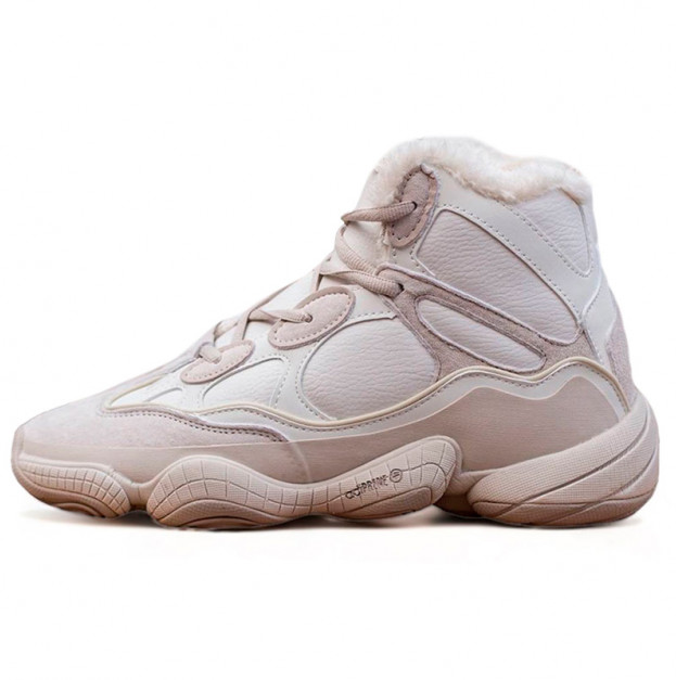 Adidas Yeezy Boost 500 High Beige Winter С МЕХОМ
