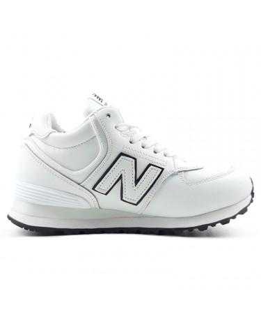 New Balance 574 White Winter С МЕХОМ