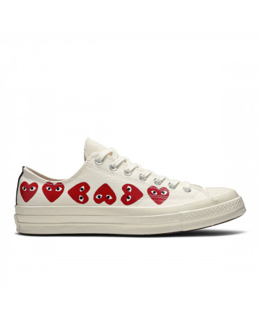 Converse x Comme Des Garcons Play Chuck 70 Low Multi Heart 162975C Sneakers .ua