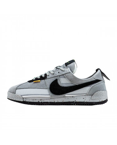 Grey and white nike cortez deals