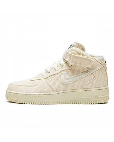 Nike Air Force 1 Mid Stussy Fossil DJ7841-200