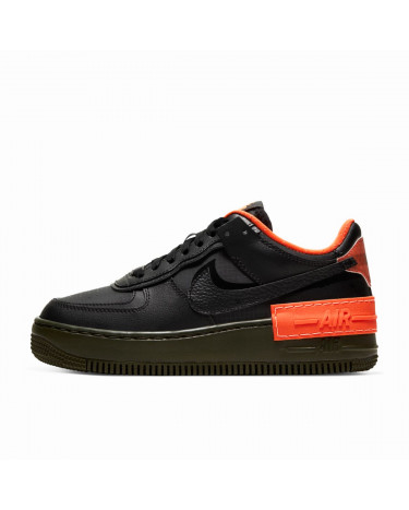 Nike Air Force 1 Shadow Black Hyper Crimson Cargo Khaki CQ3317 001 buy with delivery on Sneakers .ua