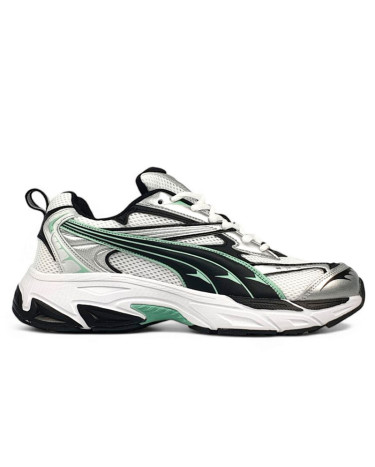 Puma Morphic Base White Green Silver Black Sneakers .ua