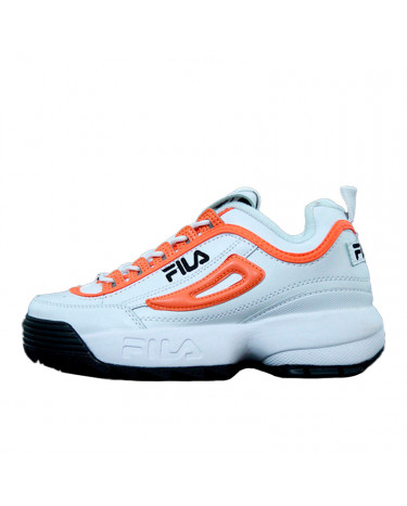Fila Disruptor 2  White Orange Grey