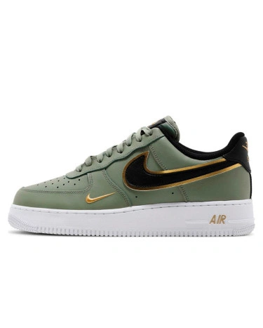Nike Air Force 1 Low 07 Double Swoosh Olive Gold Black DA8481 300 Sneakers .ua