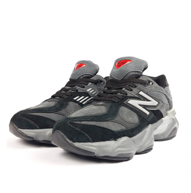New Balance 9060 Dark Grey Winter С МЕХОМ