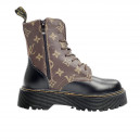 Dr. Martens Jadon Smooth Leather Platform Boots З ХУТРОМ