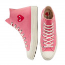 Converse x Comme Des Garcons Play Chuck 70 High Pink 168301C