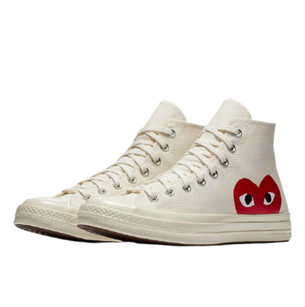 Converse x Comme Des Garcons Play Chuck 70 High Beige 150205C
