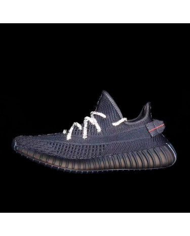 Adidas Yeezy 350 boost V2 Static Black Reflective Laces FU9006 Sneakers .ua