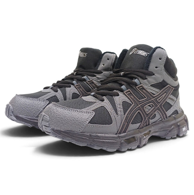 Asics Gel Kahana 8 High Winter Black Grey з ХУТРОМ