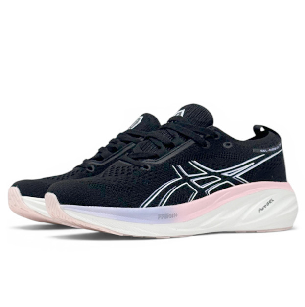 Asics Gel Nimbus 26 Black Cosmic Pink Gradient
