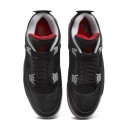 Jordan 4 Black Red Grey Winter з ХУТРОМ