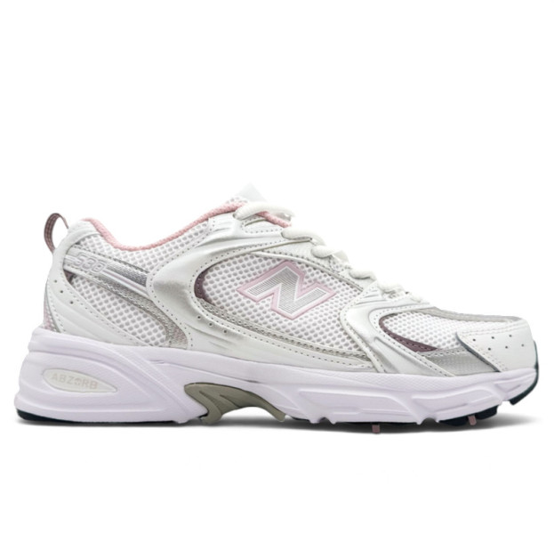 New Balance 530 White Silver Soft Pink