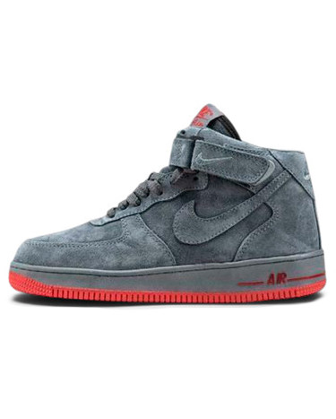 Nike Air Force 1 High Grey Winter з ХУТРОМ