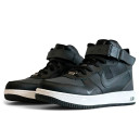 Nike Air Force 1 Utility HIgh Black White Winter з ХУТРОМ