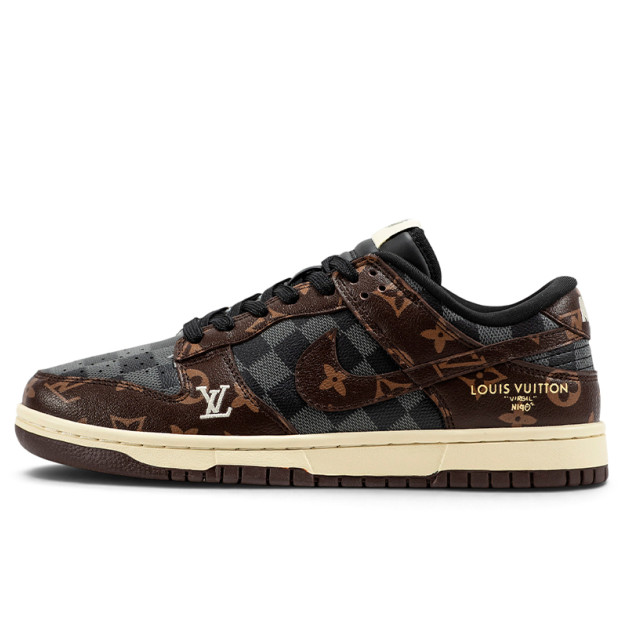 Nike Dunk Low x Louis Vuitton Monogram Shadows