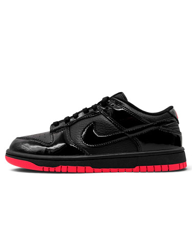 NIke SB Dunk Low Black Red Lacquer