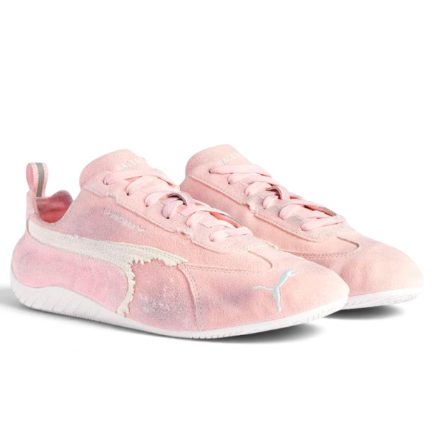 Puma Speedcat x Balenciaga Suede Distressed Pink White 847146WSDSD5090