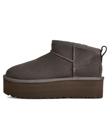 UGG Classic Ultra Mini Platform Grey 1135092-CHRC