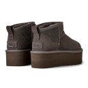 UGG Classic Ultra Mini Platform Grey 1135092-CHRC