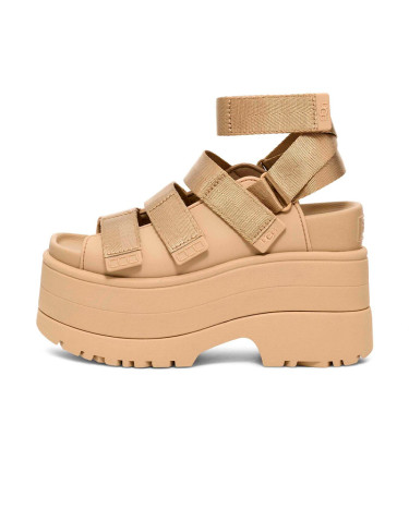 UGG GoldenRise Platform Sandals Mustard Seed 1167431-MDSD