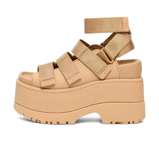 UGG GoldenRise Platform Sandals Mustard Seed 1167431-MDSD