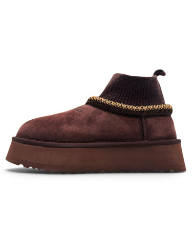 UGG Tasman Platform Sock Brown