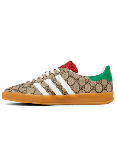 Adidas x Gucci Gazelle Beige GG Monogram IE2262