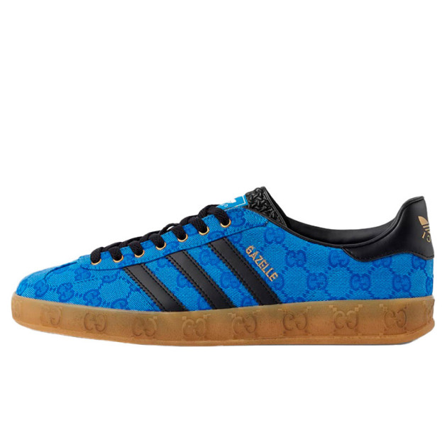 Adidas x Gucci Gazelle Blue GG Monogram 737967FAAW34349