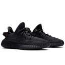 Adidas Yeezy 350 boost V2 Static Black (Шнурки с рефлективом Reflective Laces) FU9006