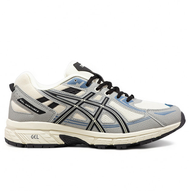 Asics Gel Venture 6 White Grey Black