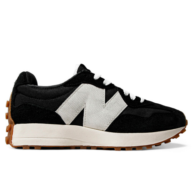 New Balance 327 Black Metallic Silver MS327MM1