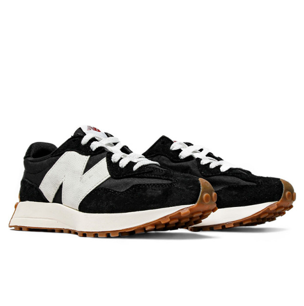 New Balance 327 Black Metallic Silver MS327MM1