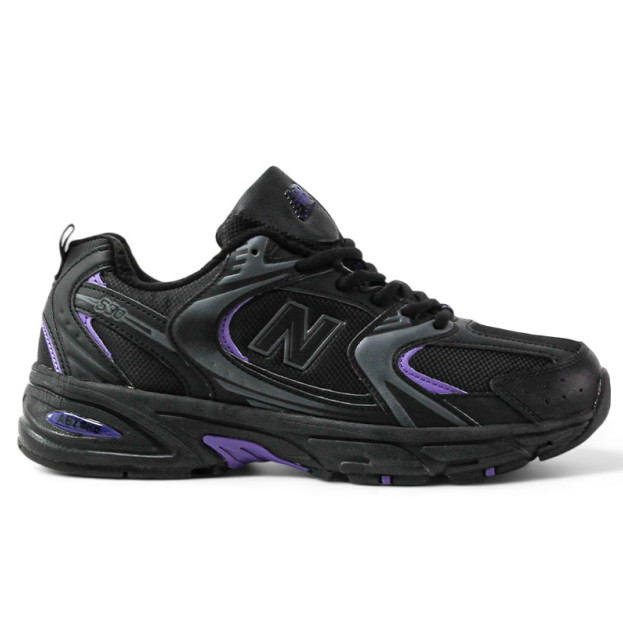 New Balance 530 Black Purple Winter З ХУТРОМ
