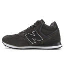New Balance 574 High Grey Black White З ХУТРОМ