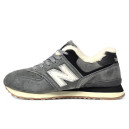 New Balance 574 Grey White З ХУТРОМ