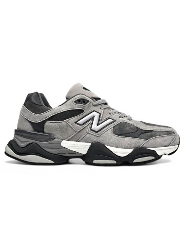 New Balance 9060 Grey Black Two С МЕХОМ