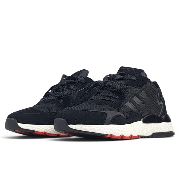 Adidas Nite Jogger Black White Red