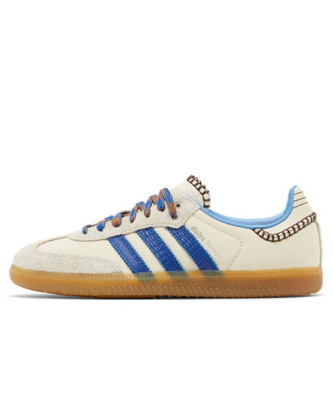 Adidas Samba x Wales Bonner Nylon Wonder Clay Royal Blue IH7756