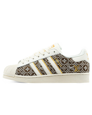 Adidas Superstar x Louis Vuitton Cream Brown