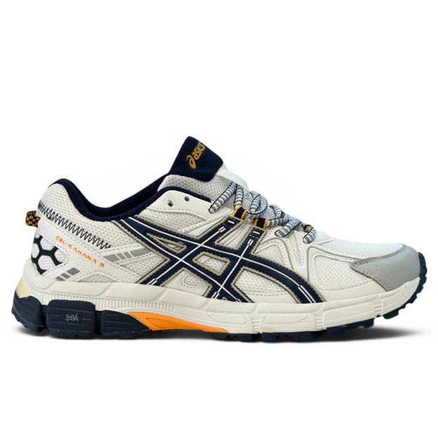 Asics Gel-Kahana 8 White Black Orange