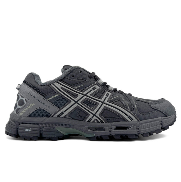 Asics Gel Kahana 8 Black Grey С ФЛИСОМ