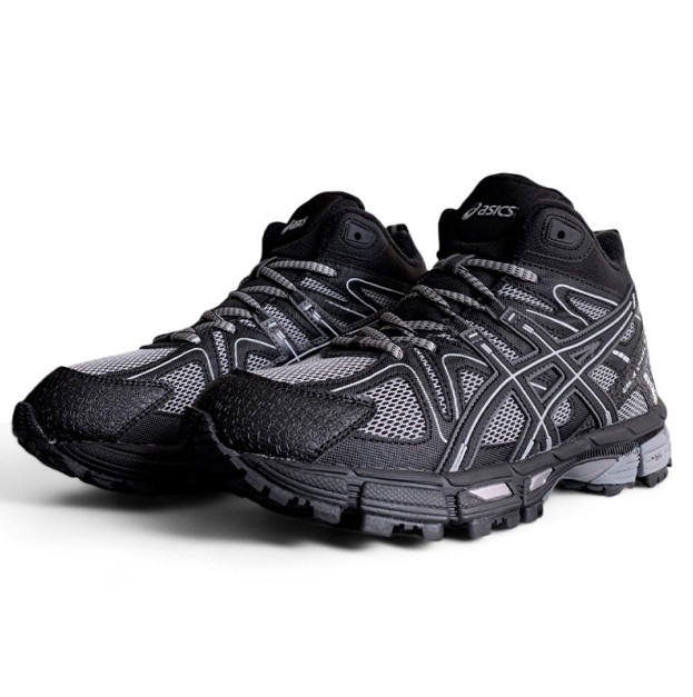 Asics Gel Kahana 8 High Black Grey White З ХУТРОМ