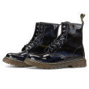 Dr. Martens 1460 Patent Leather Lace Up Boots Black З ХУТРОМ