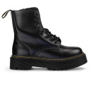 Dr. Martens Jadon Smooth Leather Boots Zip Black